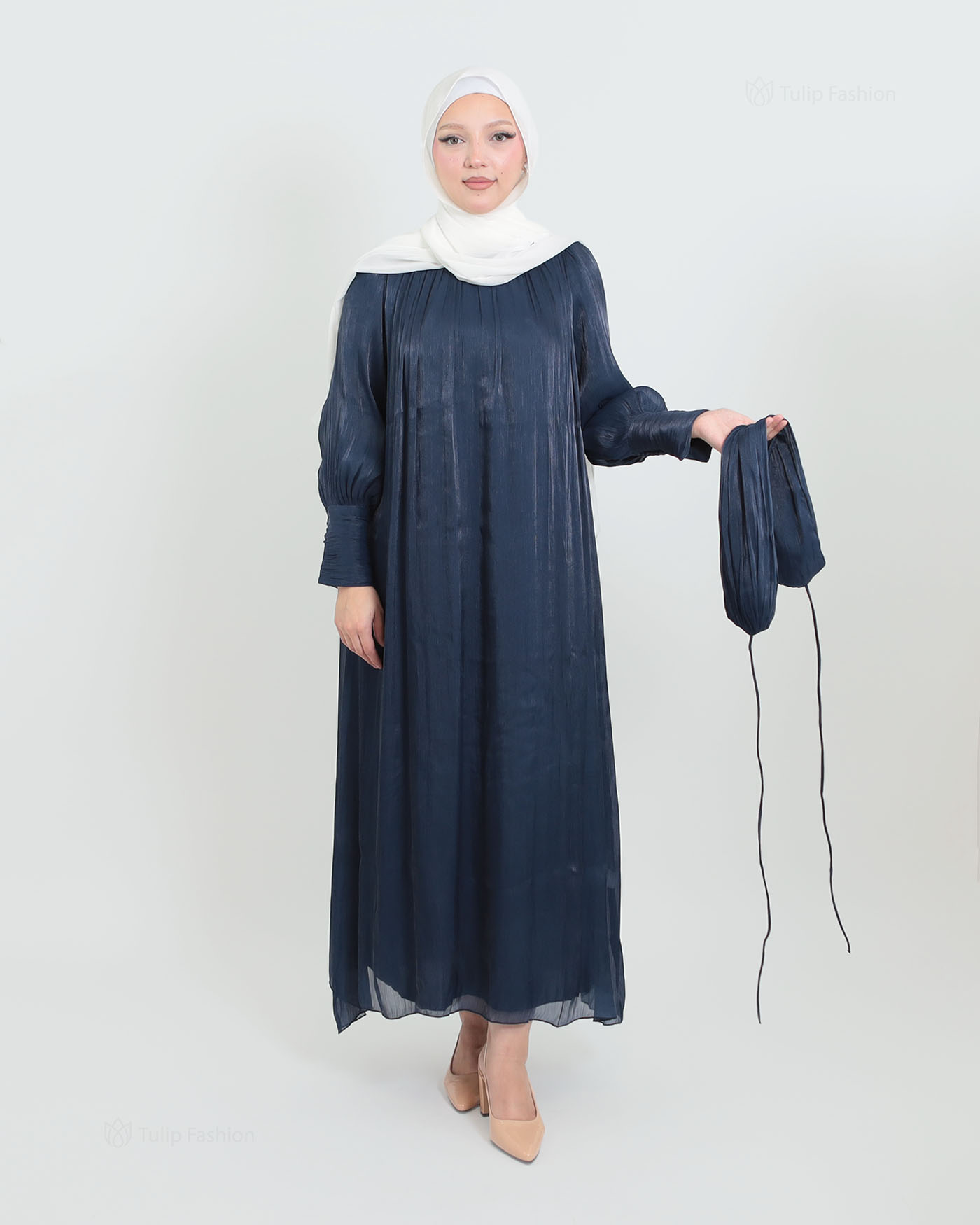 Maxi Dress - Midnight Blue - 5