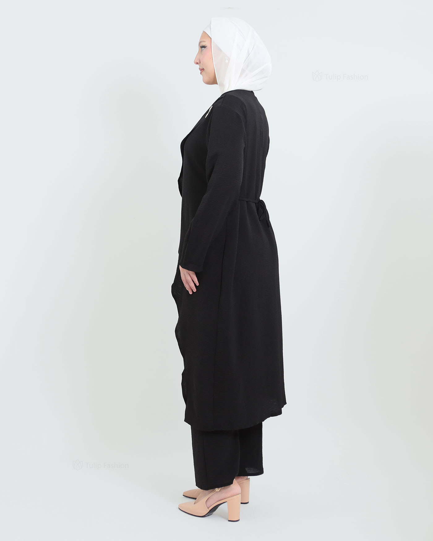 Tunic set with pants - Black - 5