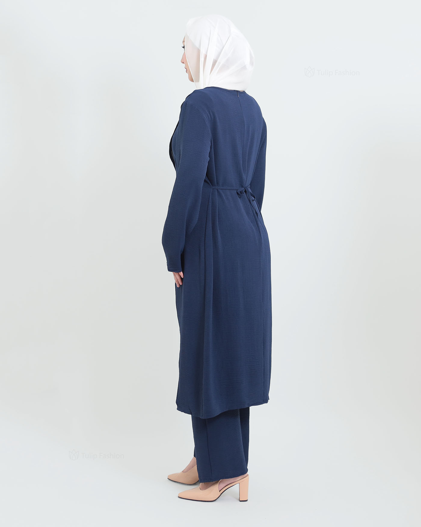 Tunic set with pants - Midnight Blue - 6