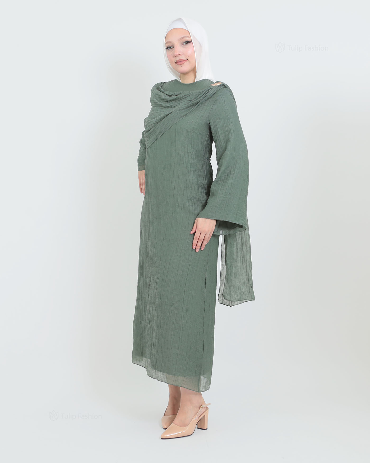 Maxi Dress - Green - 3