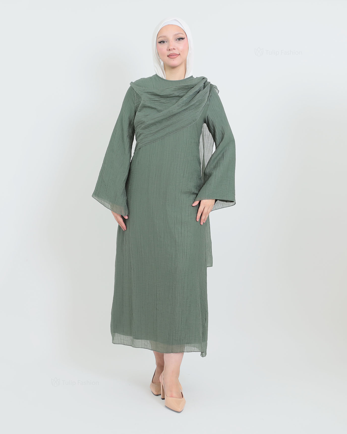 Maxi Dress - Green - 11