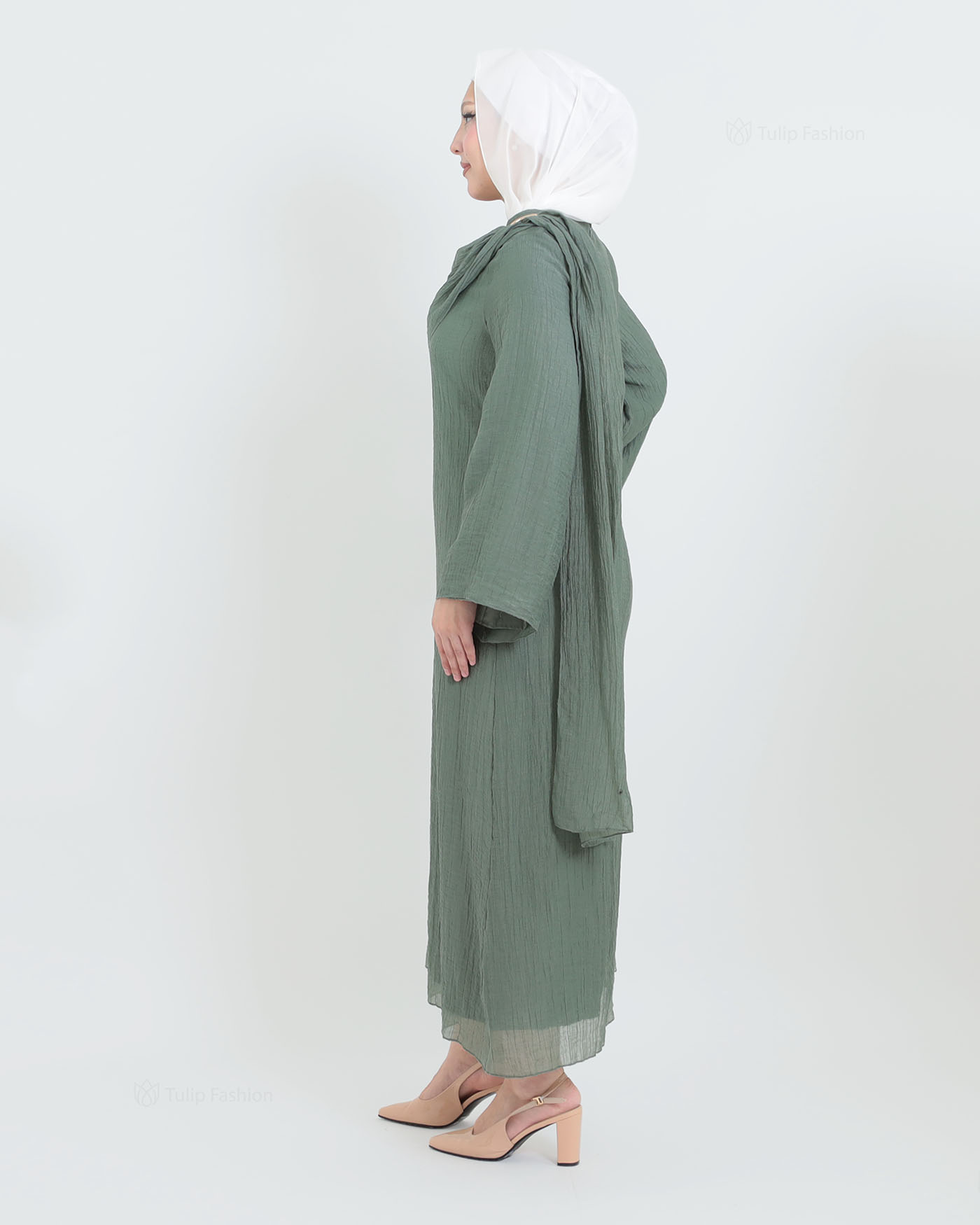 Maxi Dress - Green - 4