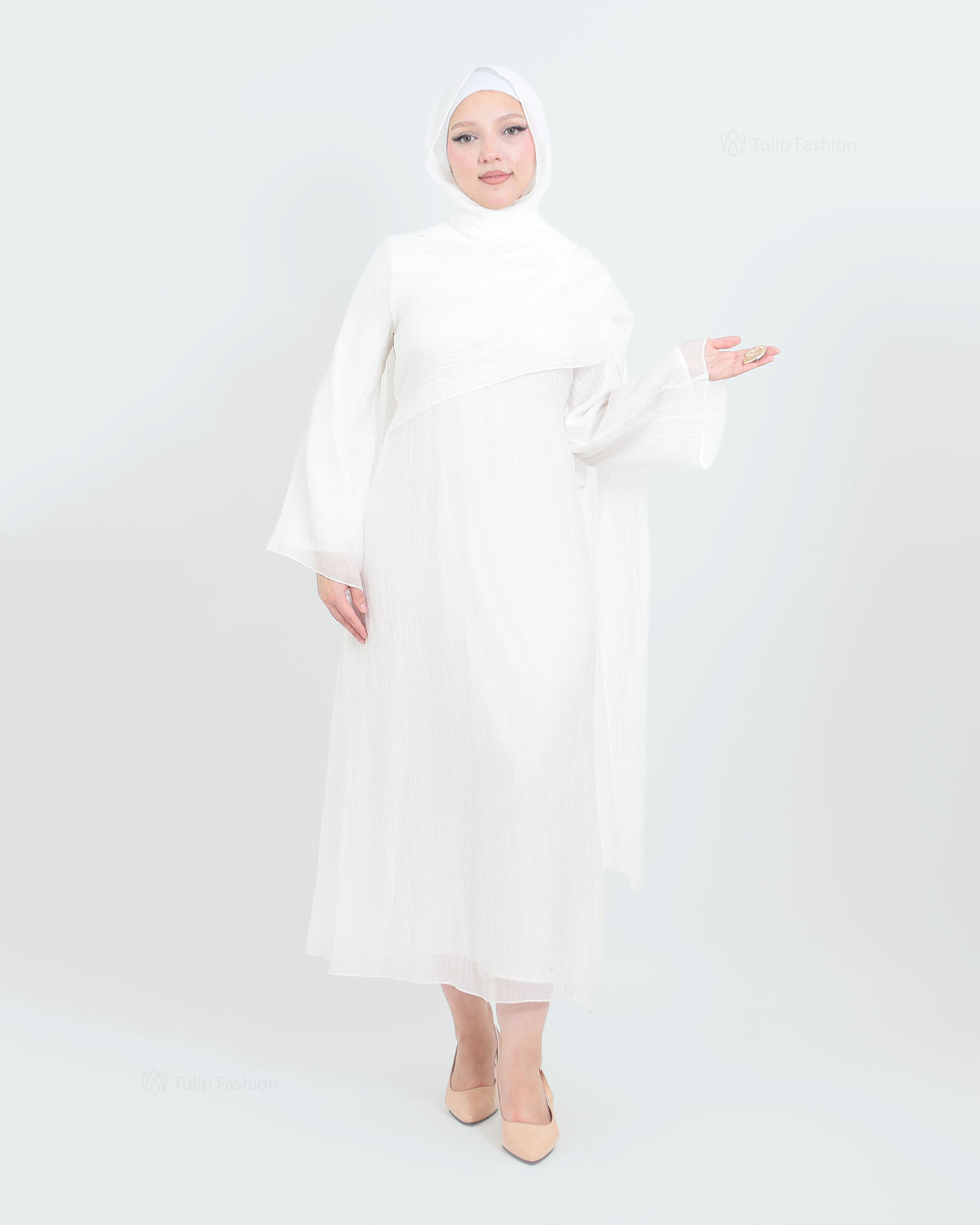 Maxi dress - White - 8