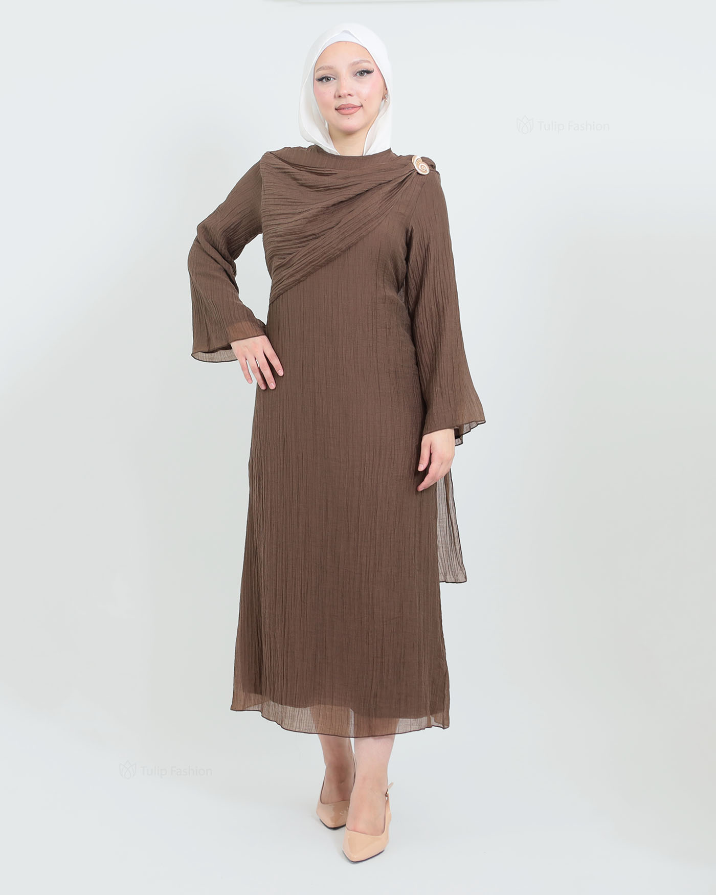 Maxi dress - Brown