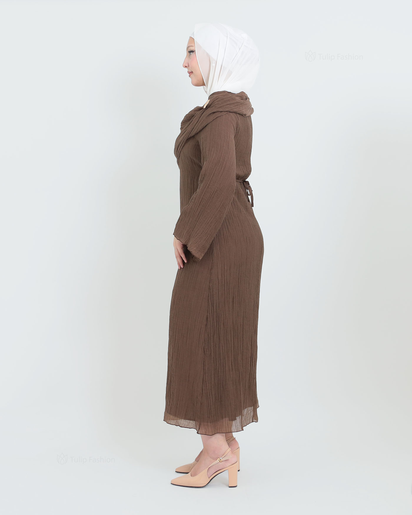 Maxi dress - Brown - 9