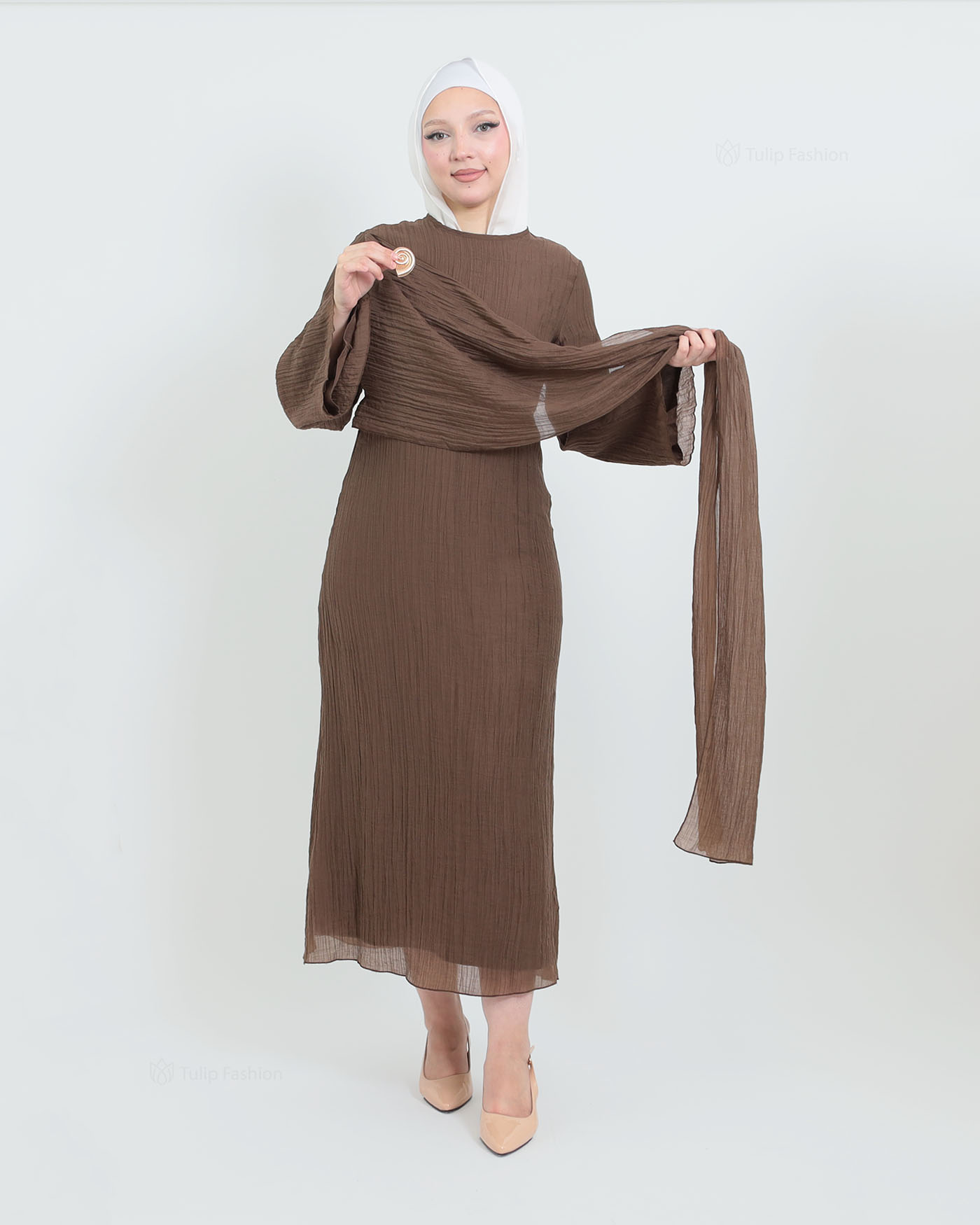 Maxi dress - Brown - 11