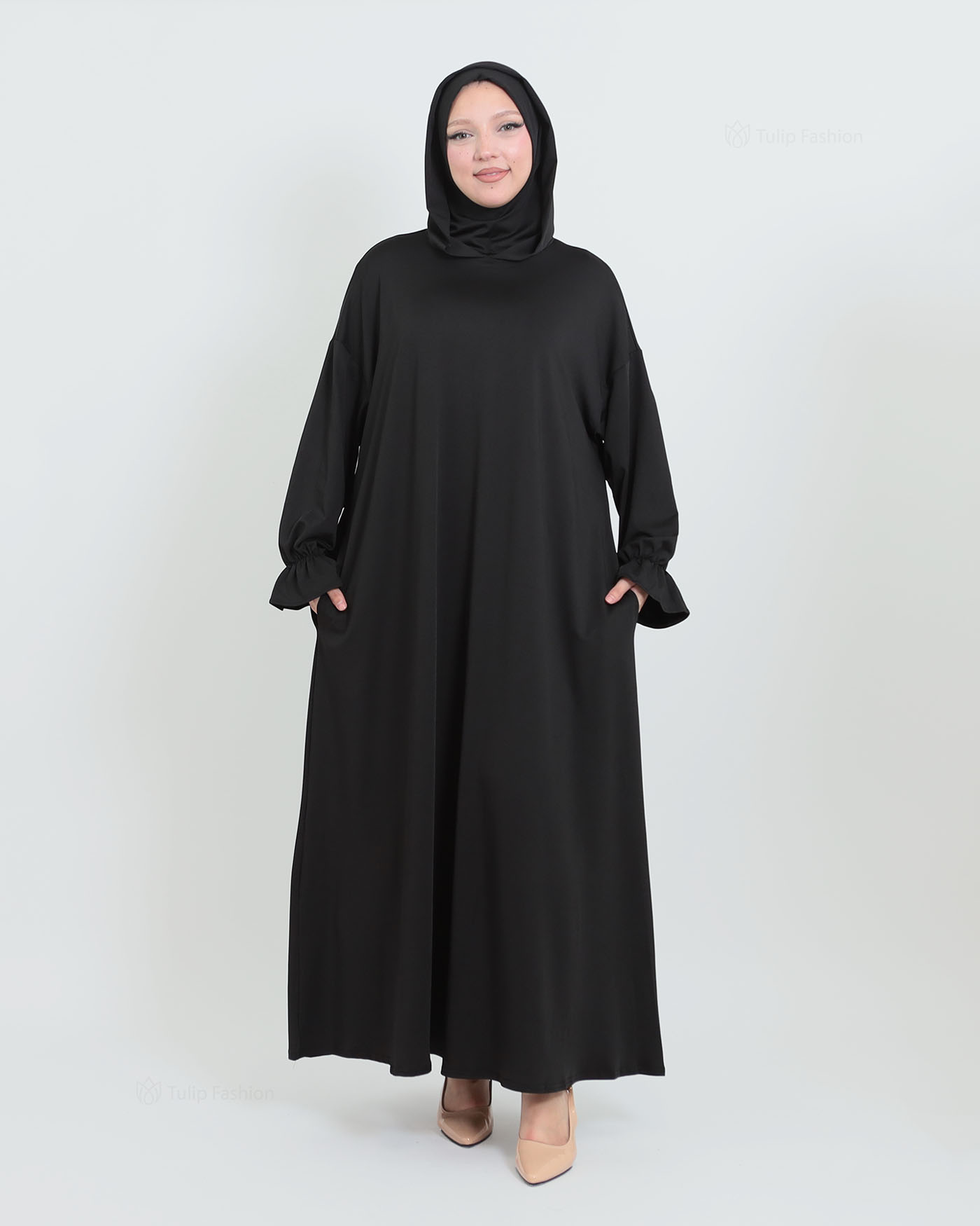 Prayer Clothes with Hoodie - Black