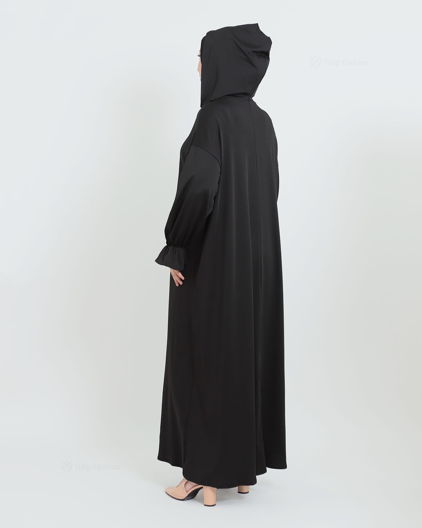 Prayer Clothes with Hoodie - Black - 7