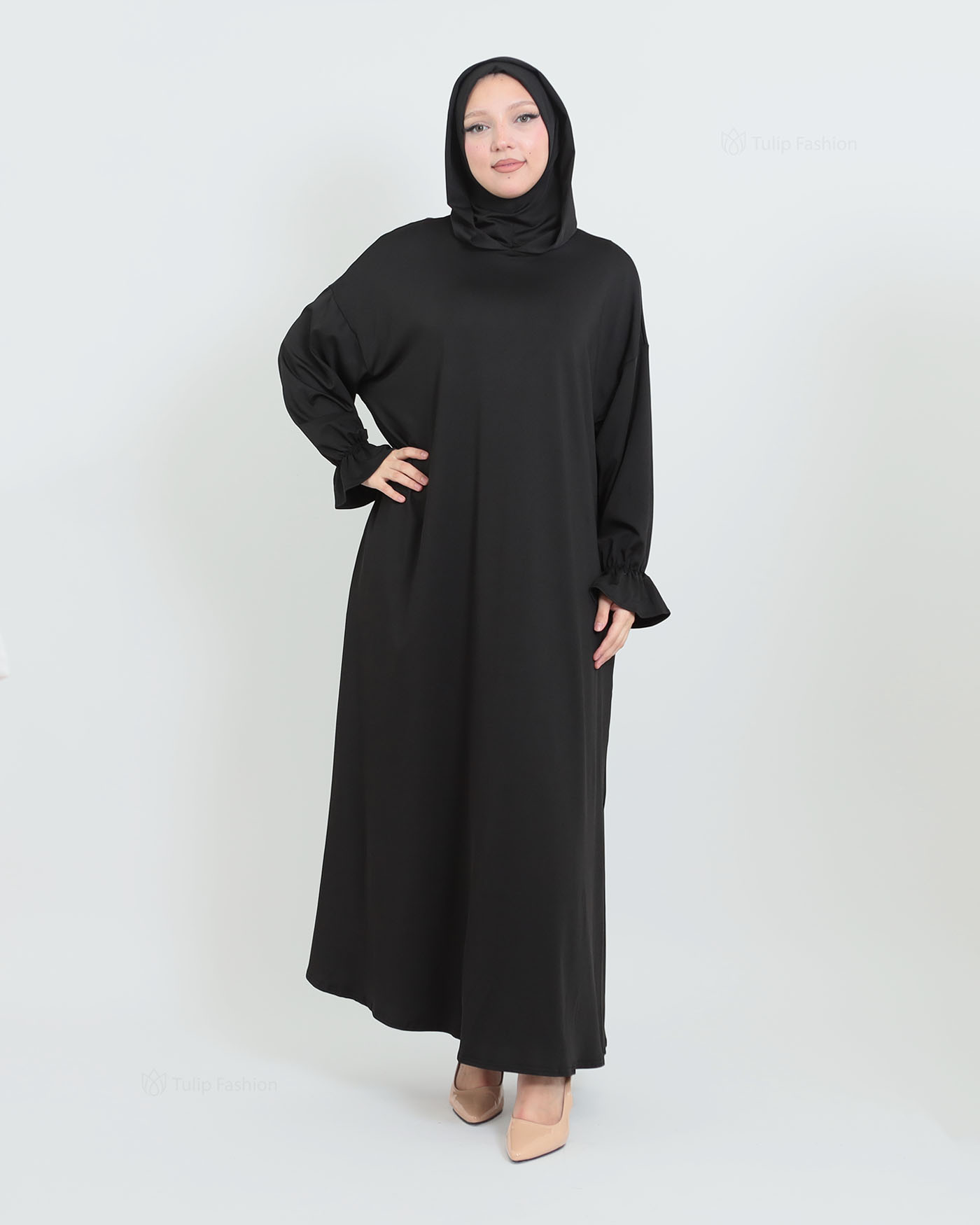 Prayer Clothes with Hoodie - Black - 8