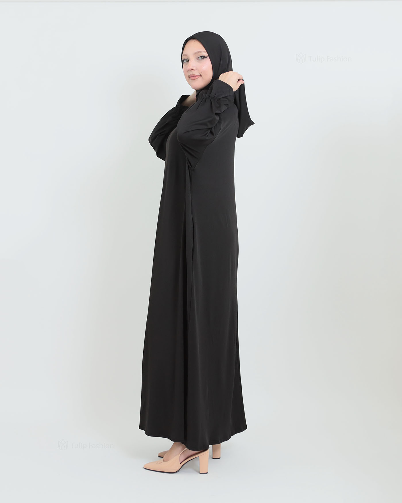 Prayer Clothes with Hoodie - Black - 4