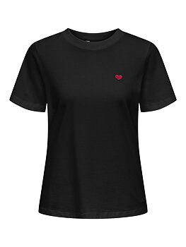 JDYPISA SS PRINT TOP JRS NOOS Black