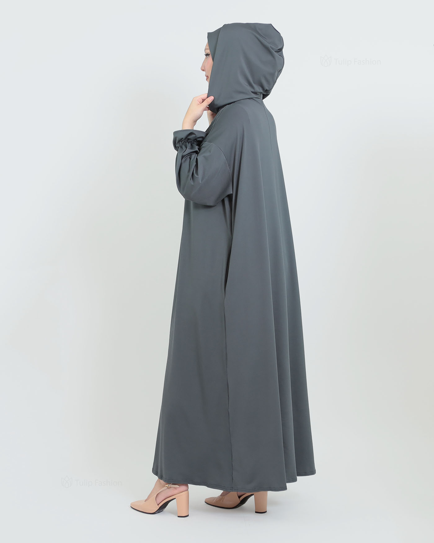 Prayer Clothes with Hoodie - Dark Gray - 7