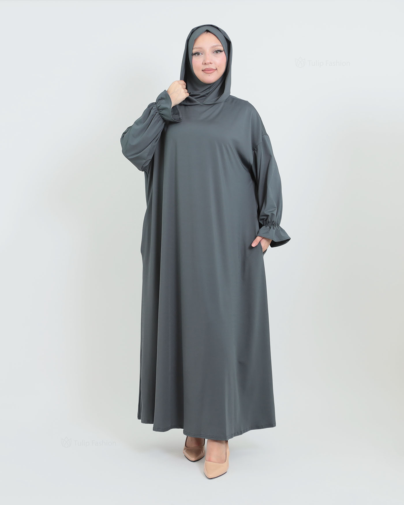 Prayer Clothes with Hoodie - Dark Gray