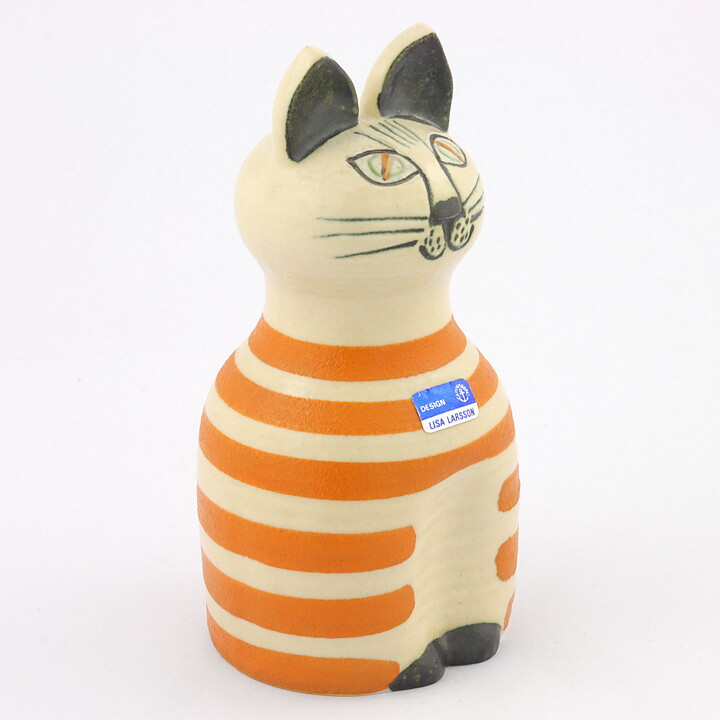 Lisa Larson (Tripp Trapp Trull 1968) Cat Trapp with Orange Stripes 17 cm (4)