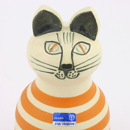 Lisa Larson (Tripp Trapp Trull 1968) Cat Trapp with Orange Stripes 17 cm (4)