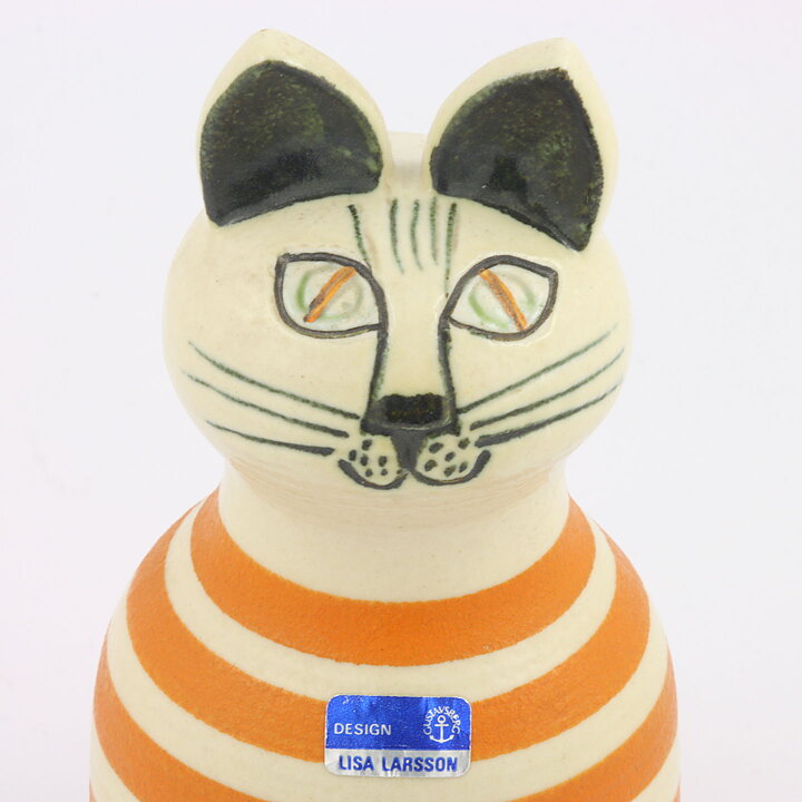 Lisa Larson (Tripp Trapp Trull 1968) Cat Trapp with Orange Stripes 17 cm (4)