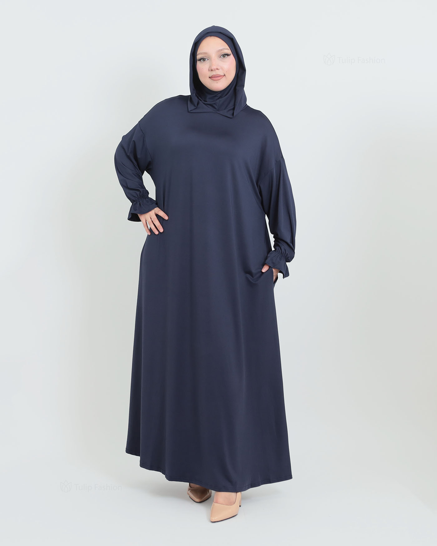 Prayer Clothes with Hoodie - Midnight Blue