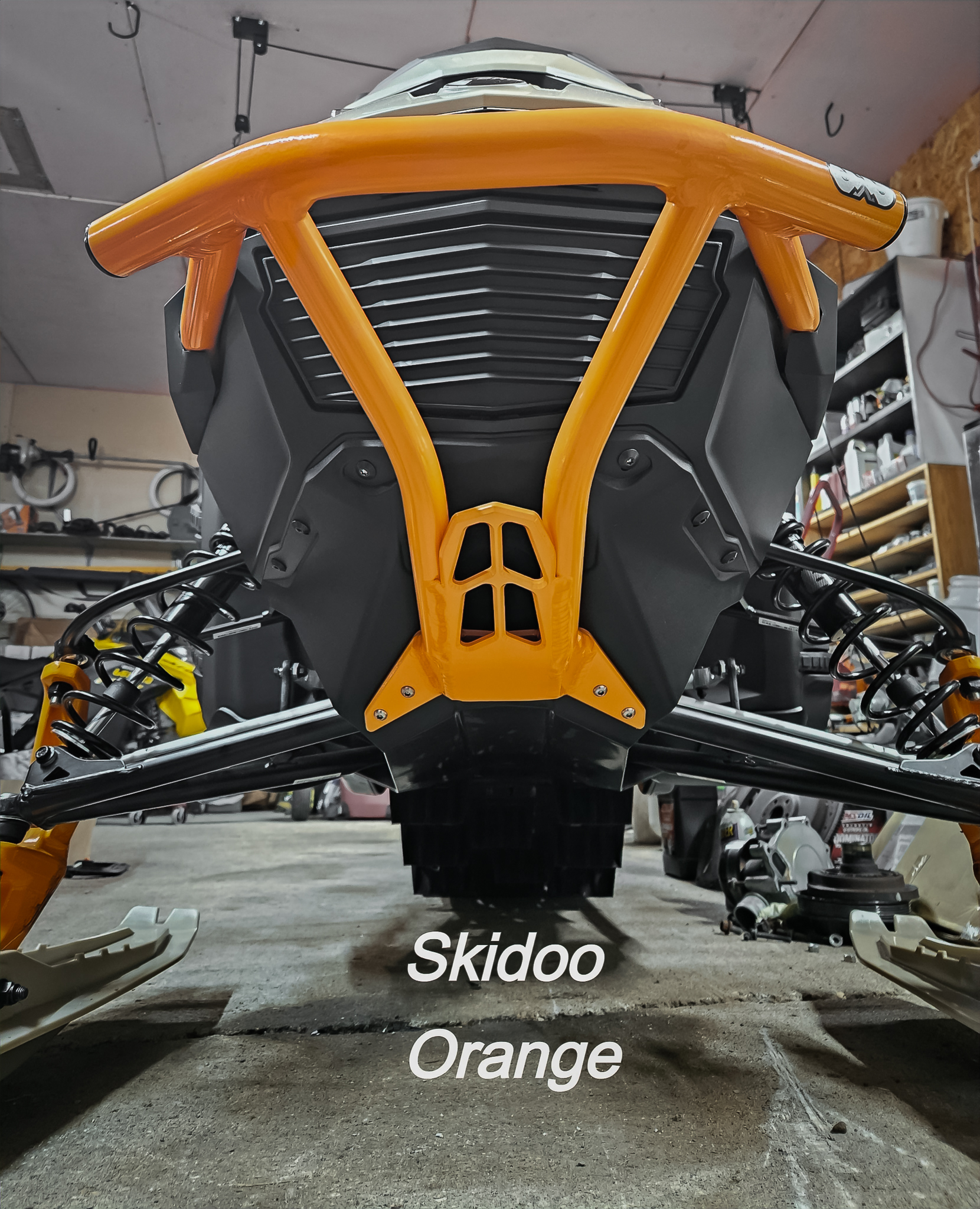 Backwoods BMP Frontbåge SP - Ski-Doo G4/G5 & Lynx Raiden/Raiden2 (Endast ihop med BRP Full/Deep Snow Bukskydd) - Ski-Doo Orange - 2