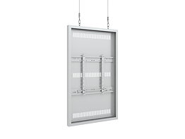 M Pro Series Enclosure 55" Wire Slim Medium White
