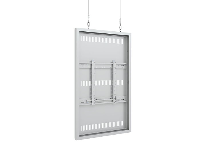 M Pro Series Enclosure 55" Wire Slim Medium White