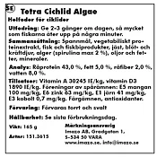 Tetra - Cichlid Algae 500ml 