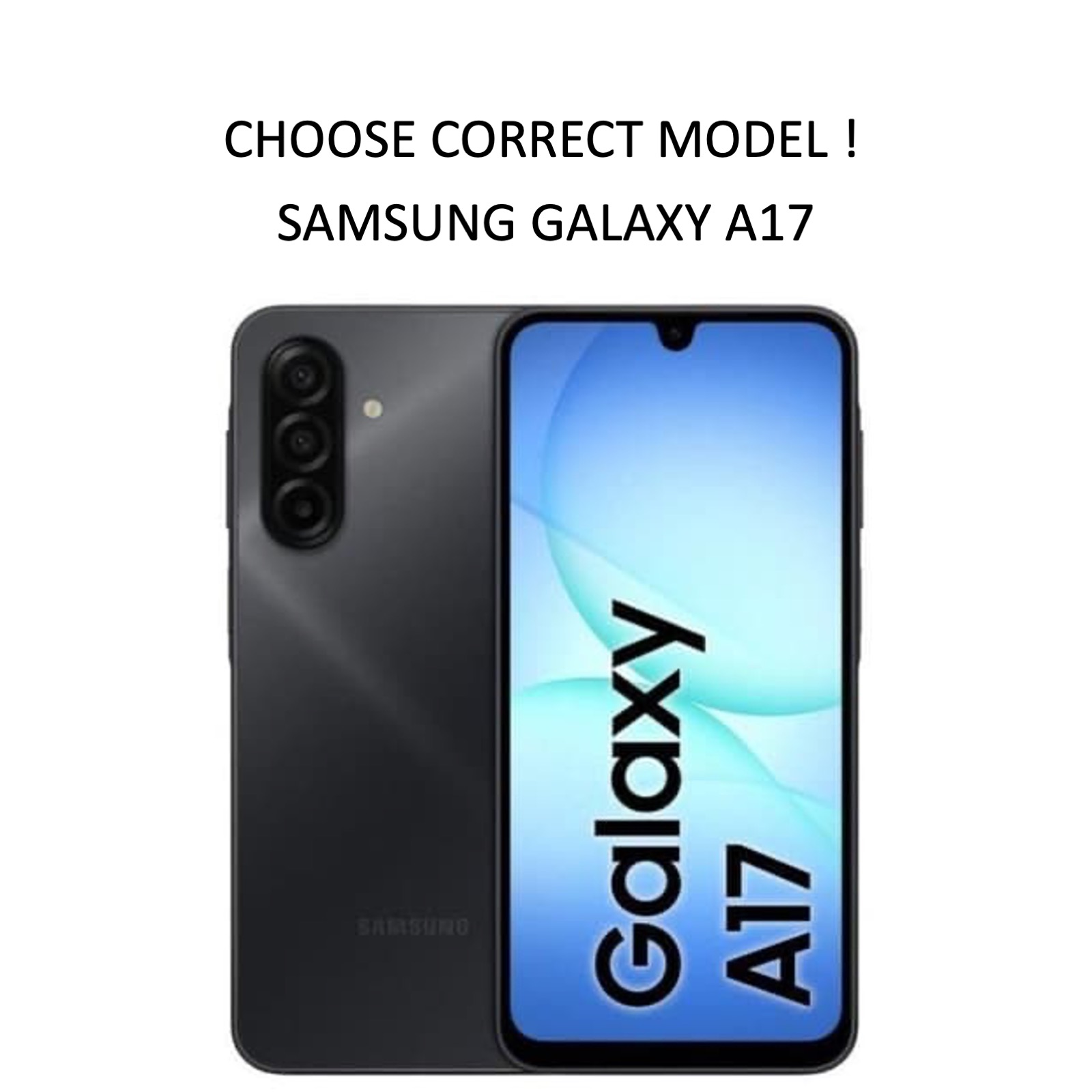 Samsung Galaxy A17 plånboksfodral mobilskal - VÄLJ: - 2