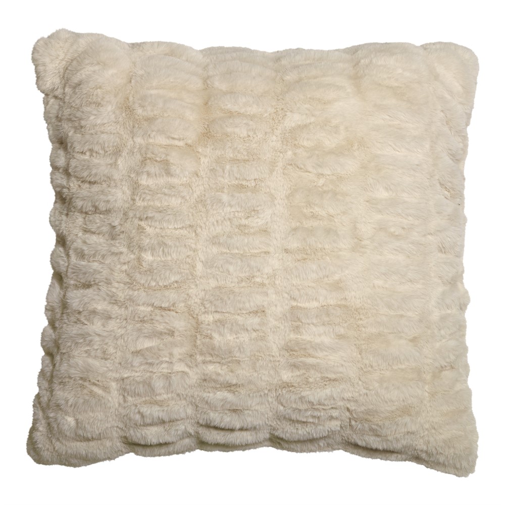 Fluffy kuddfodral creme