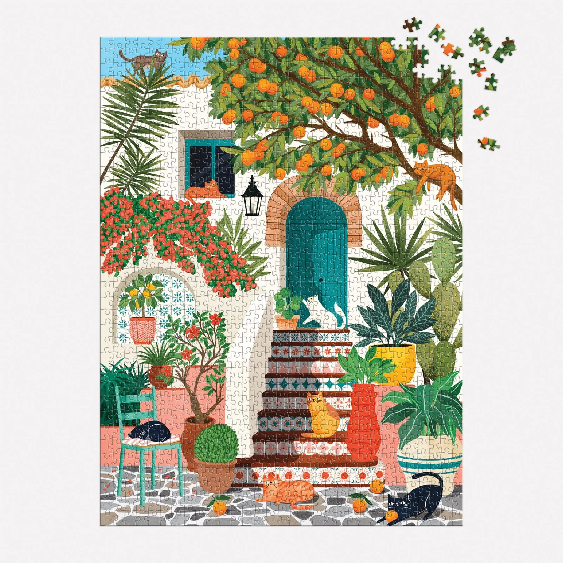 Mediterranean Cats 1000 Piece Puzzle - 4