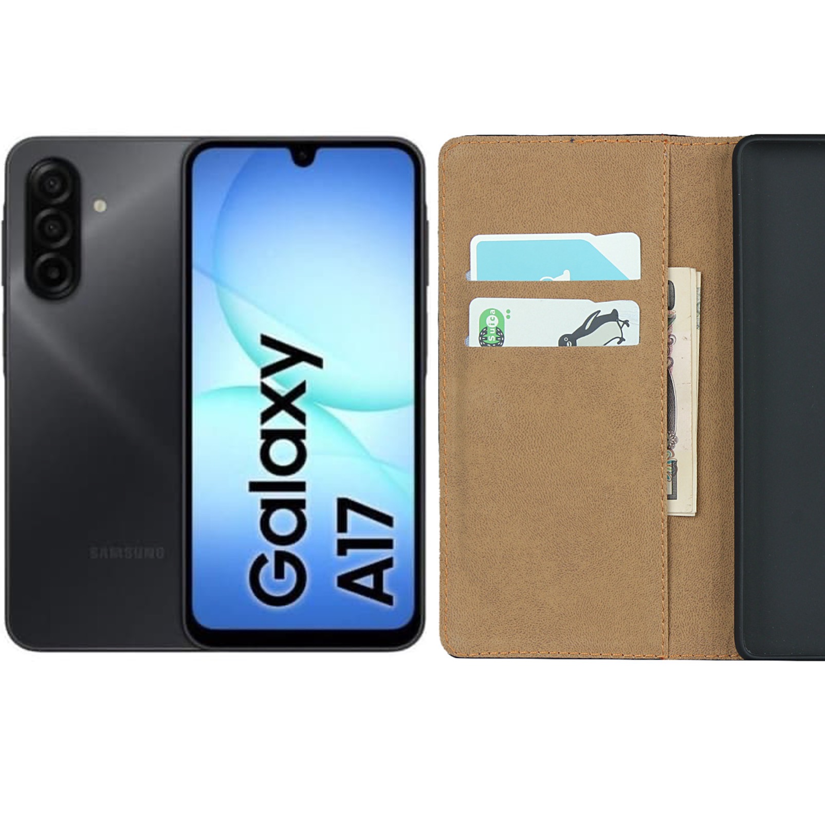 Samsung Galaxy A17 fodral plånbok skal korthållare - - 4