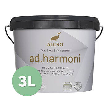 ad Harmoni Takfärg Vit 3L