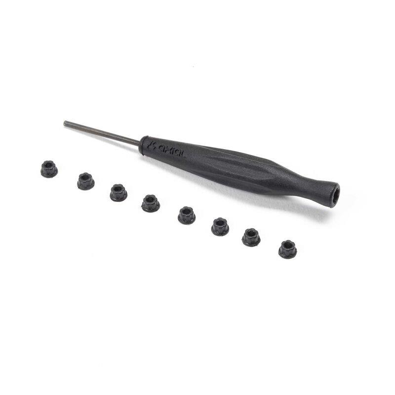 AXIAL Wheel Nut (8), Wheel Nut Tool: SCX30