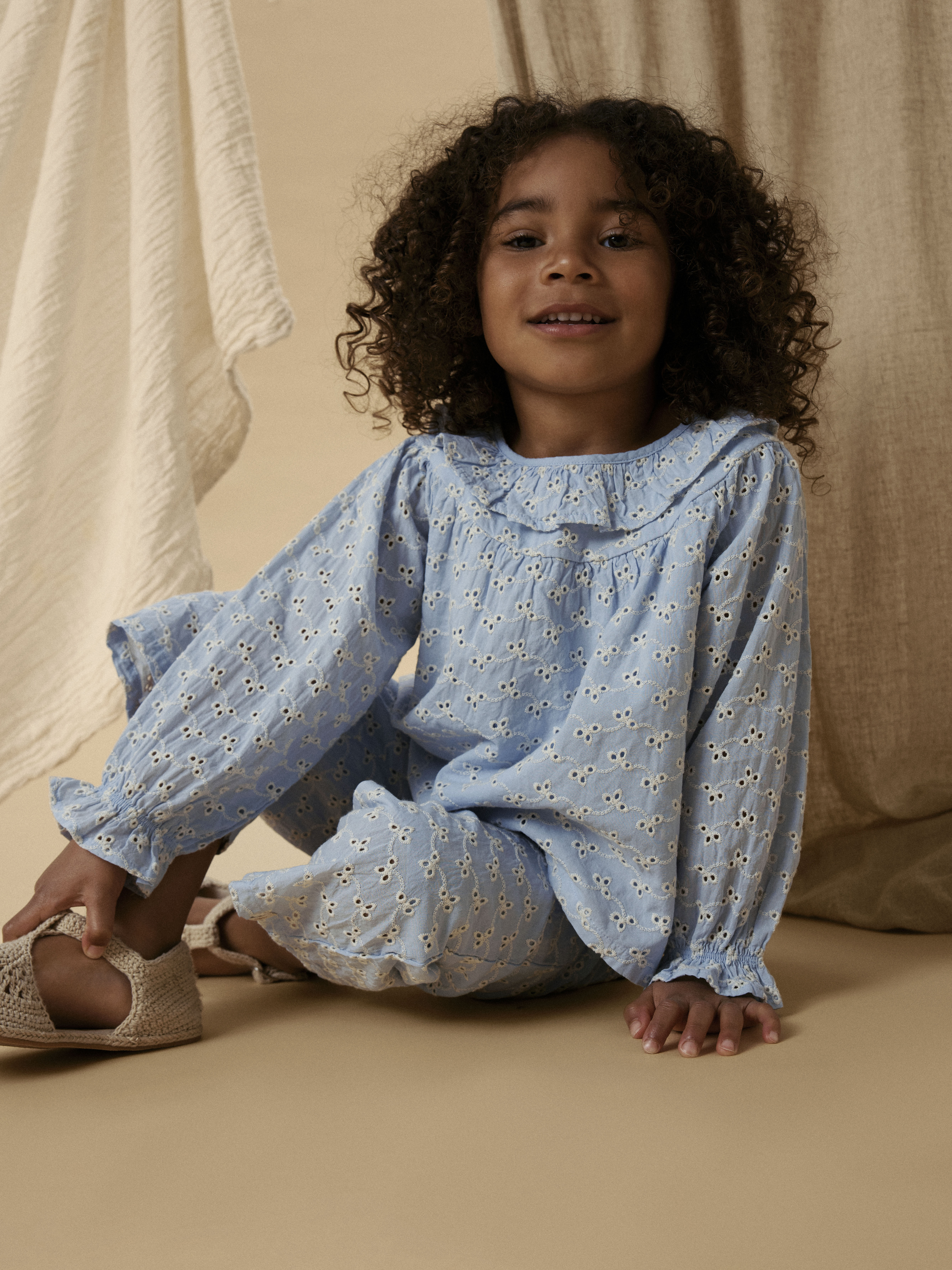NMFTESSIE LS LOOSE SHIRT LIL Zen Blue - 5