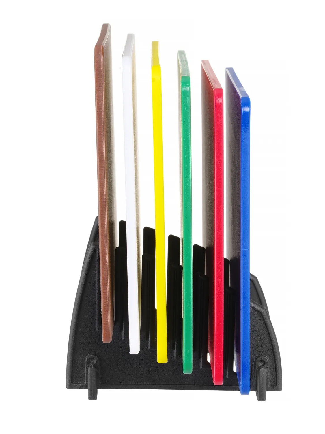 Skärbräda HACCP - 6-pack med stativ - 2