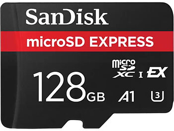 SanDisk Express microSDXC UHS-I Memory Card 128GB 880MB/s