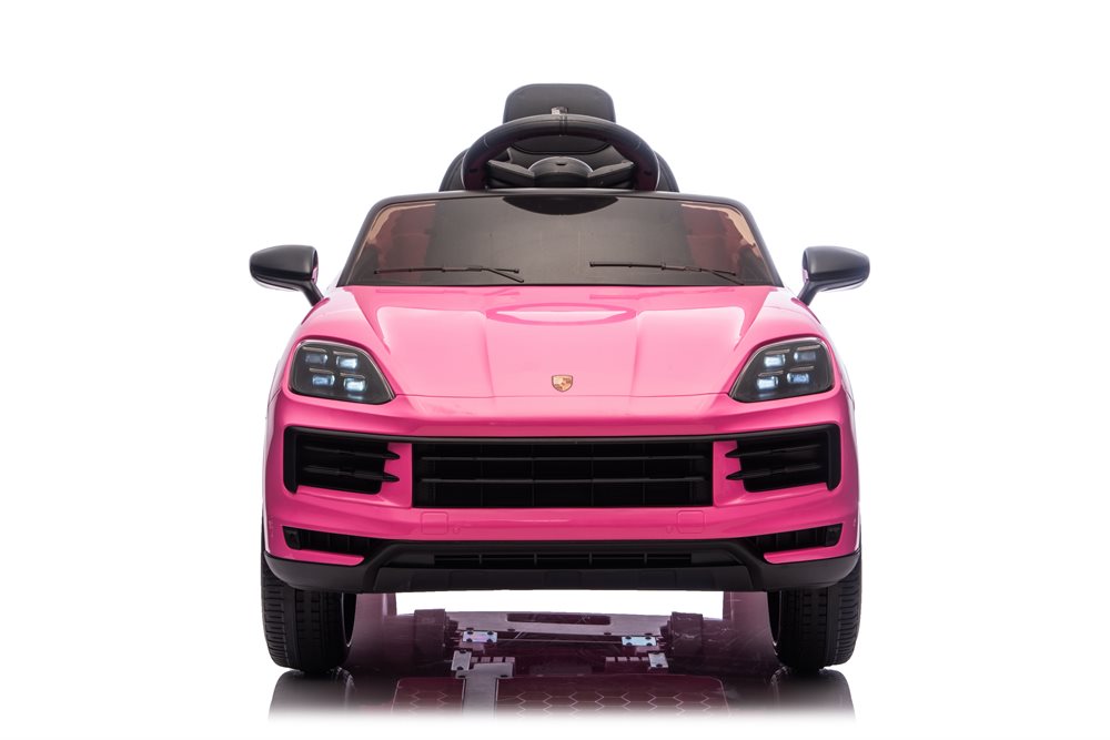 Porsche Cayenne Elbil för barn Rosa - 2