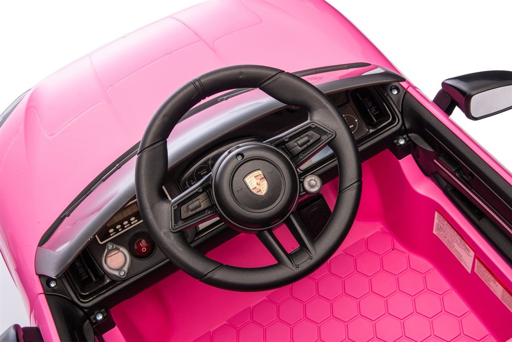 Porsche Cayenne Elbil för barn Rosa - 6