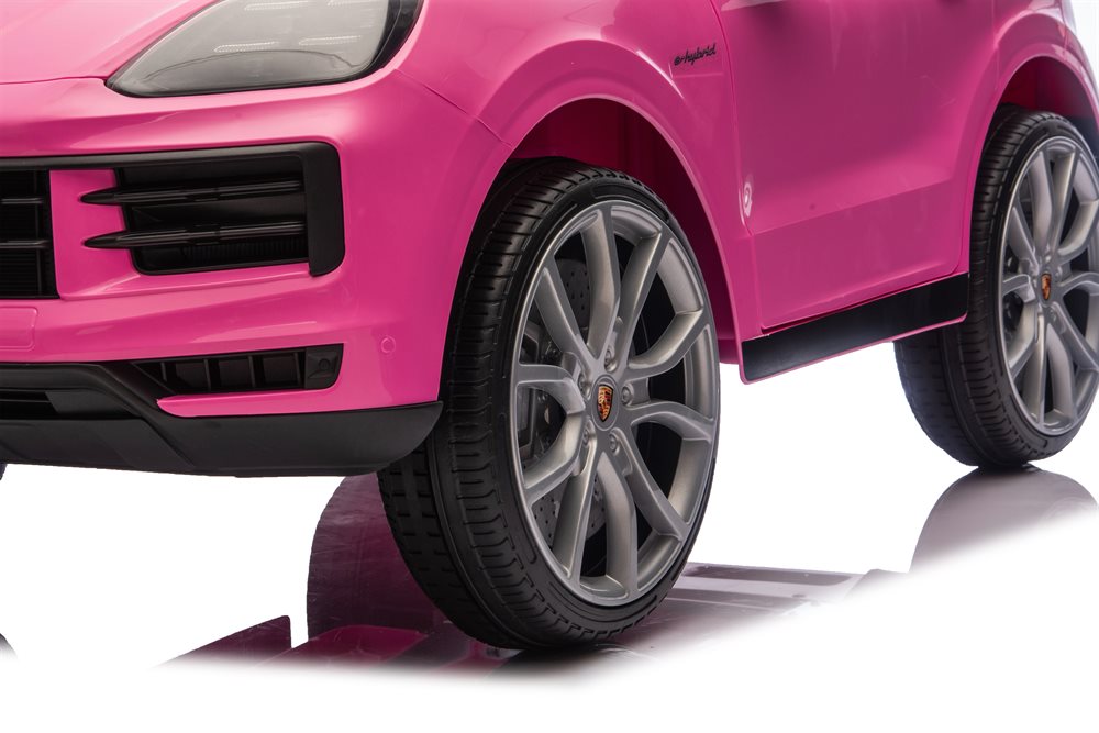 Porsche Cayenne Elbil för barn Rosa - 7