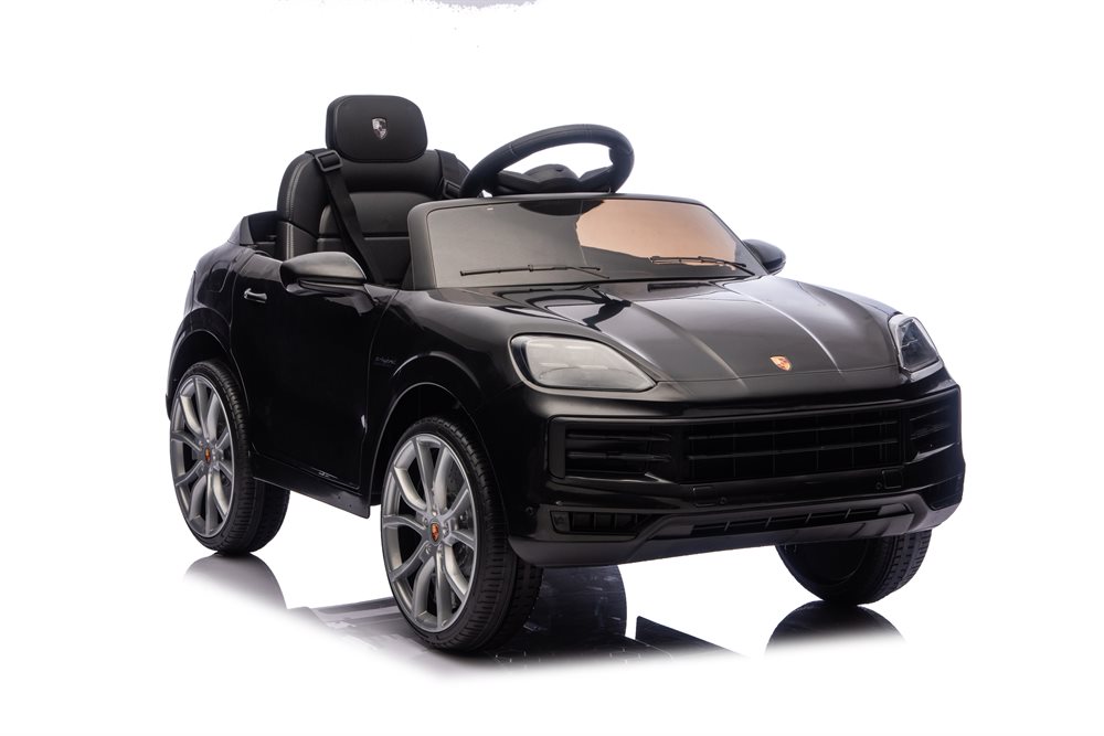 Porsche Cayenne Elbil för barn Svart - 5