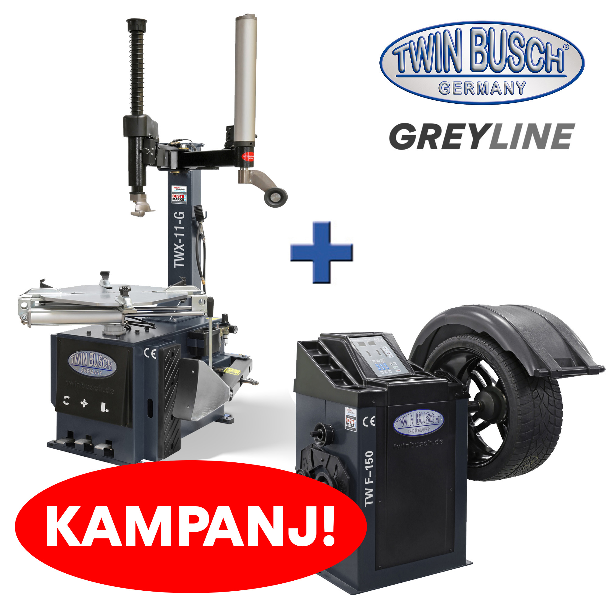 KAMPANJ! Montering & balansering paket STANDARD Grey Line