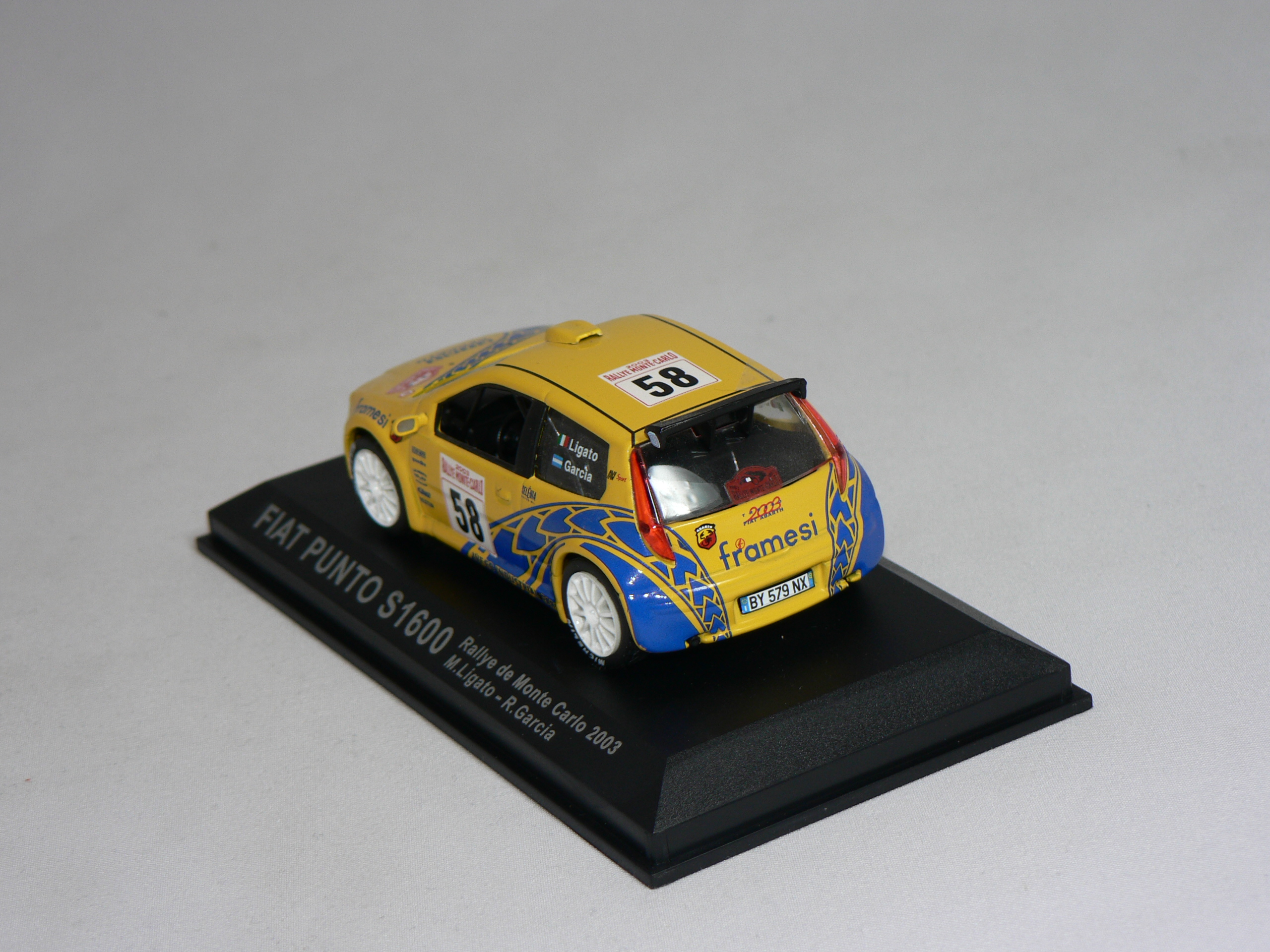 Fiat Punto S 1600  #58   2003  1:43   Champion Rally Cars - 2