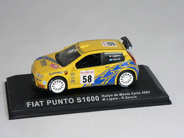 Fiat Punto S 1600  #58   2003  1:43   Champion Rally Cars