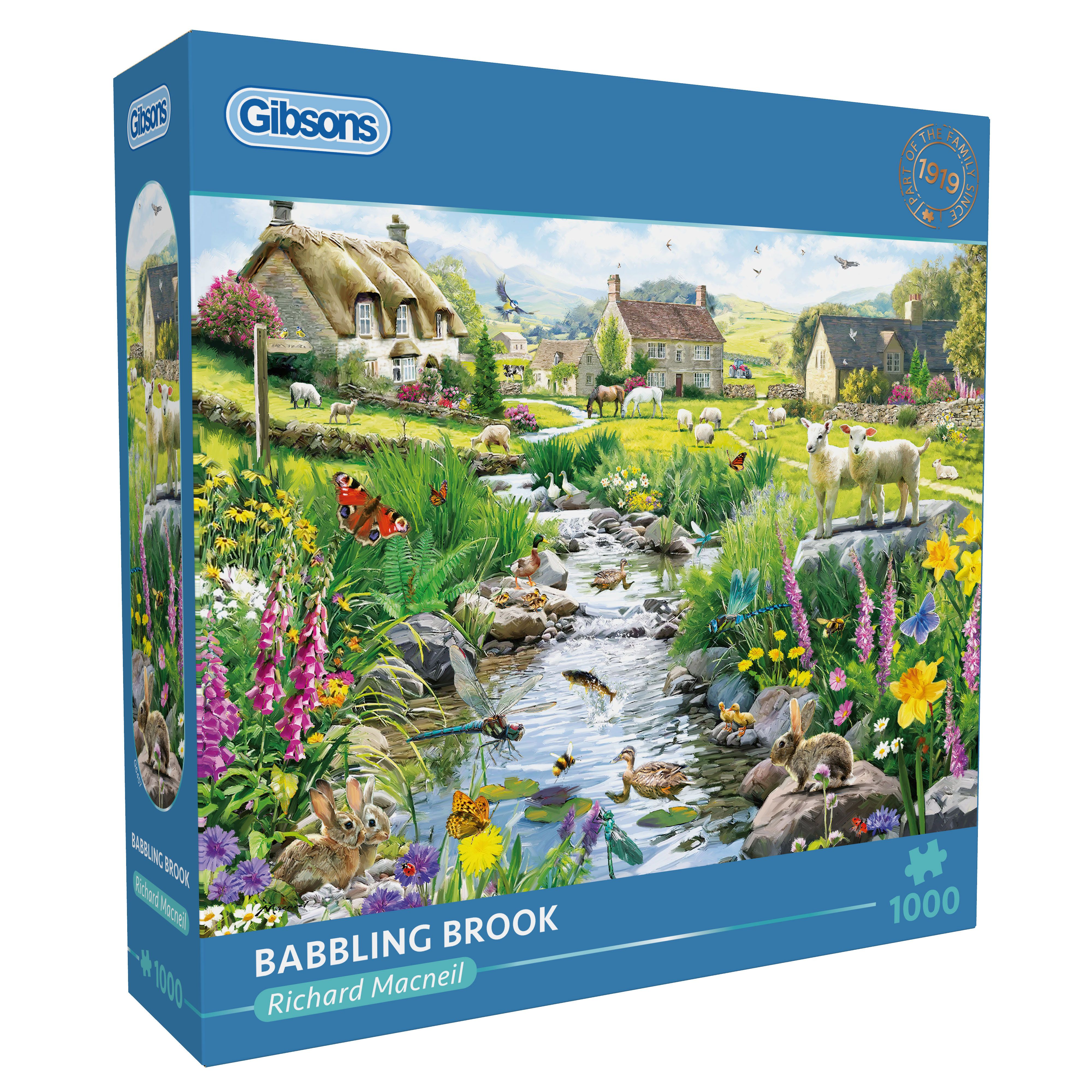 Babbling Brook, 1000pcs Jigsaw