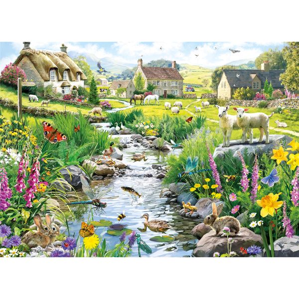 Babbling Brook, 500pcs XL Jigsaw - 2