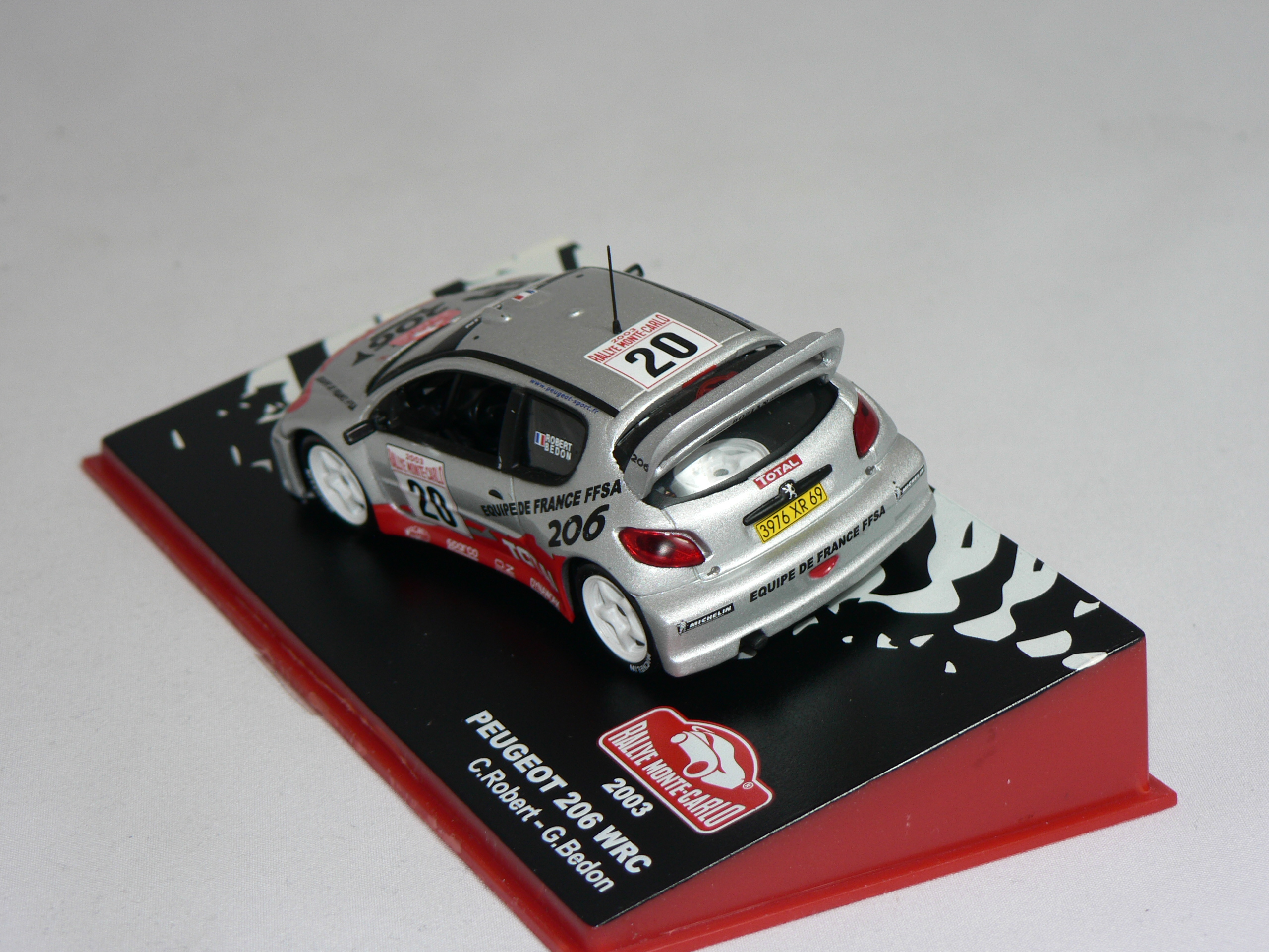 Peugeot 206  #20   2003     1:43  Champion Rally Cars  - 2