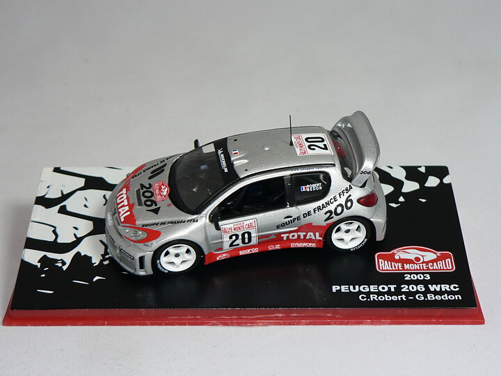 Peugeot 206  #20   2003     1:43  Champion Rally Cars 