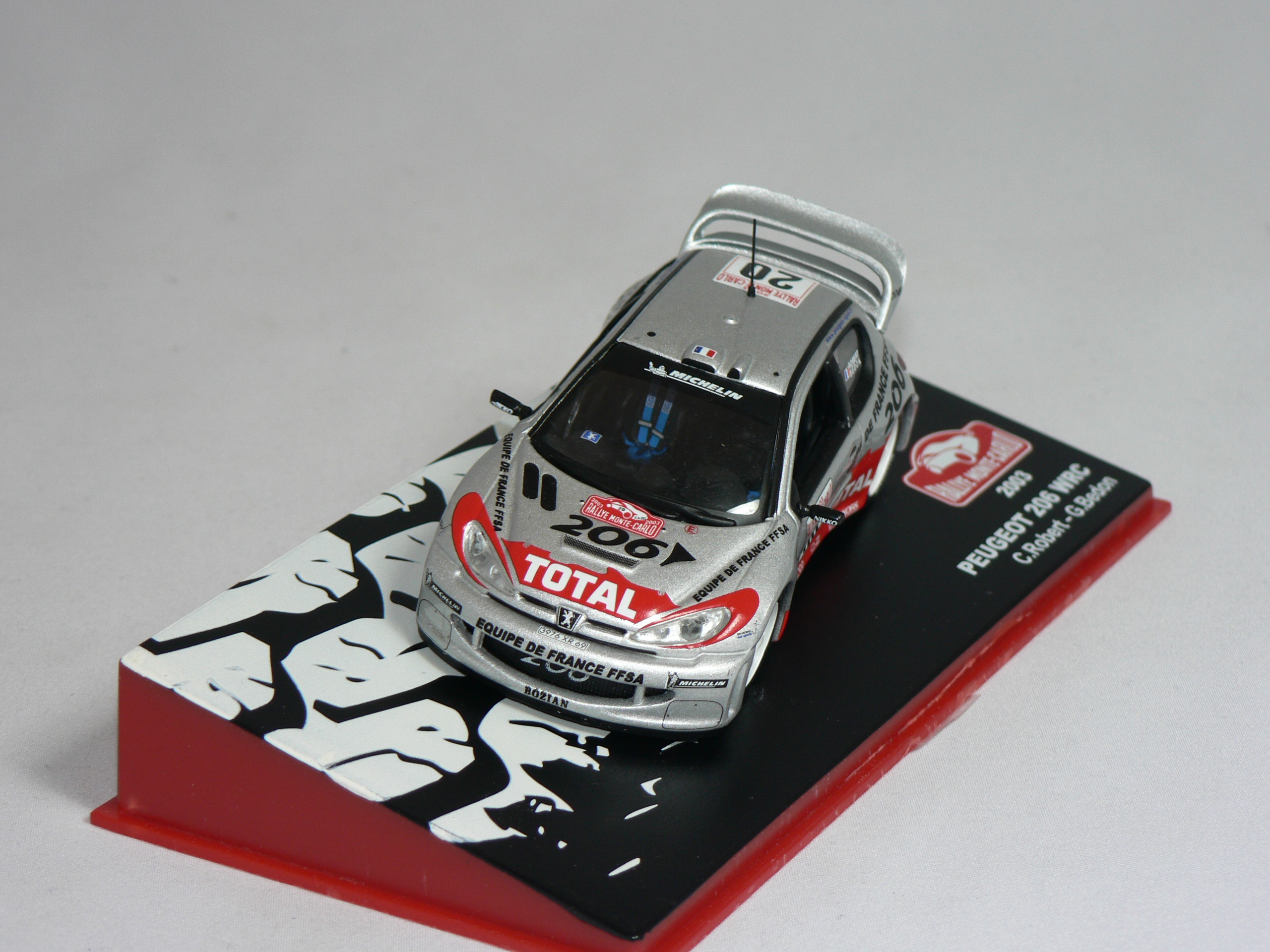 Peugeot 206  #20   2003     1:43  Champion Rally Cars 