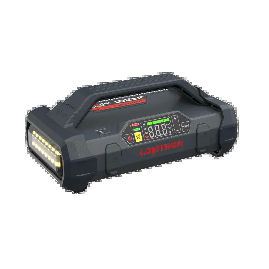 Lokithor JA301 2000A 12V Lithium Jump Starter with 150PSI Air inflator - 2