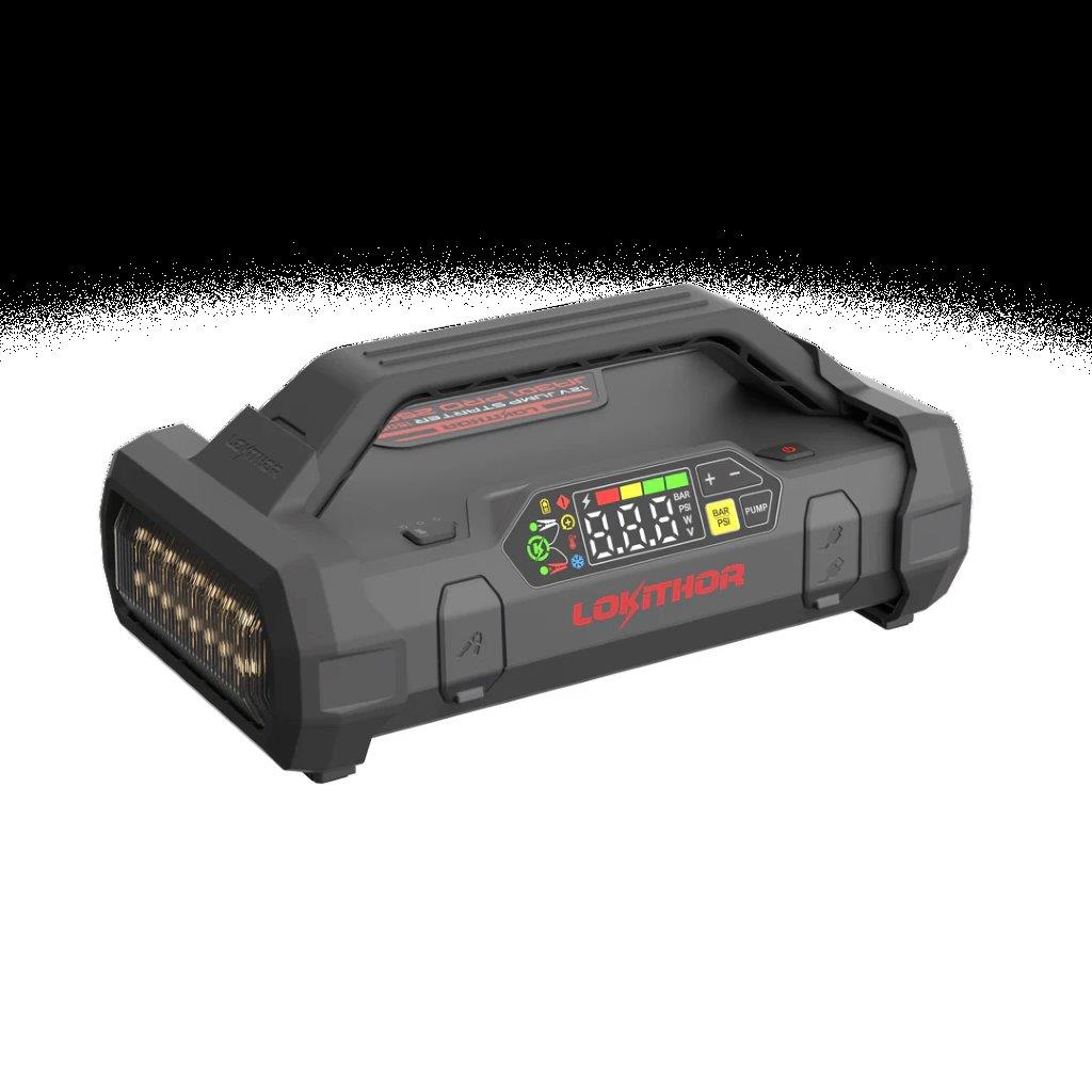 Lokithor JA301 PRO Jump Starter with Air Compressor | 4 IN 1 - 2