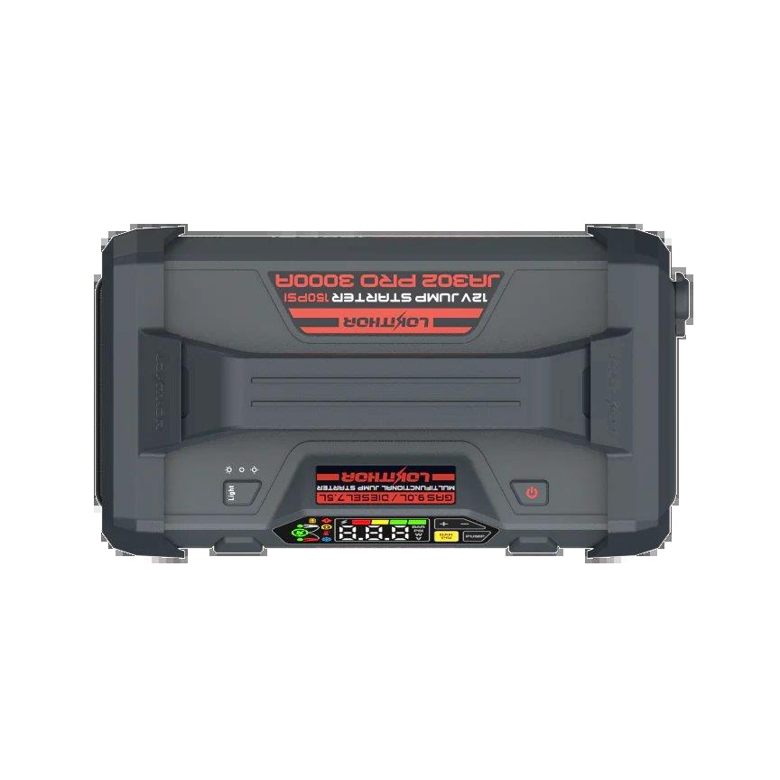 Lokithor JA302 PRO Jump Starter | 150PSI Air Inflator | 12V 3000A - 4