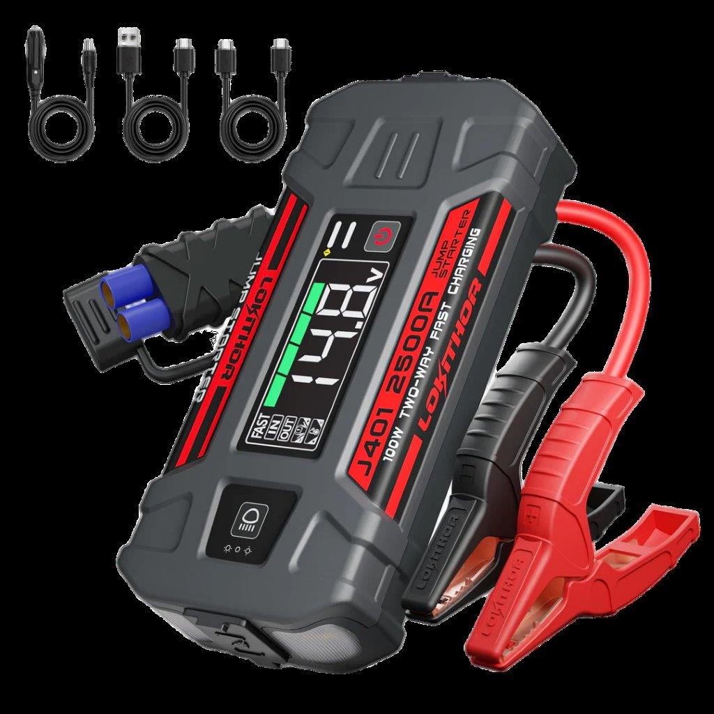 Lokithor J401 2500A 12V 74Wh Lithium Jump Starter - 2